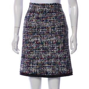 Boutique Moschino Tweed Skirt